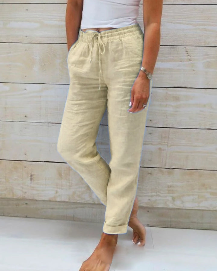 Monroe | Easy-Fit Linen Joggers