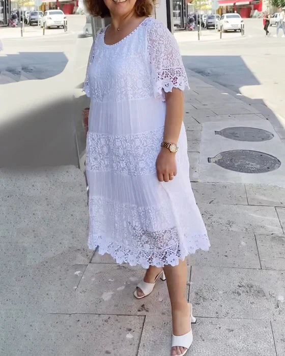 Evie - Elegant Lace Casual Dress