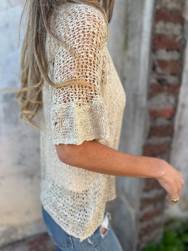 Tori | Elegant Knit Textured Top