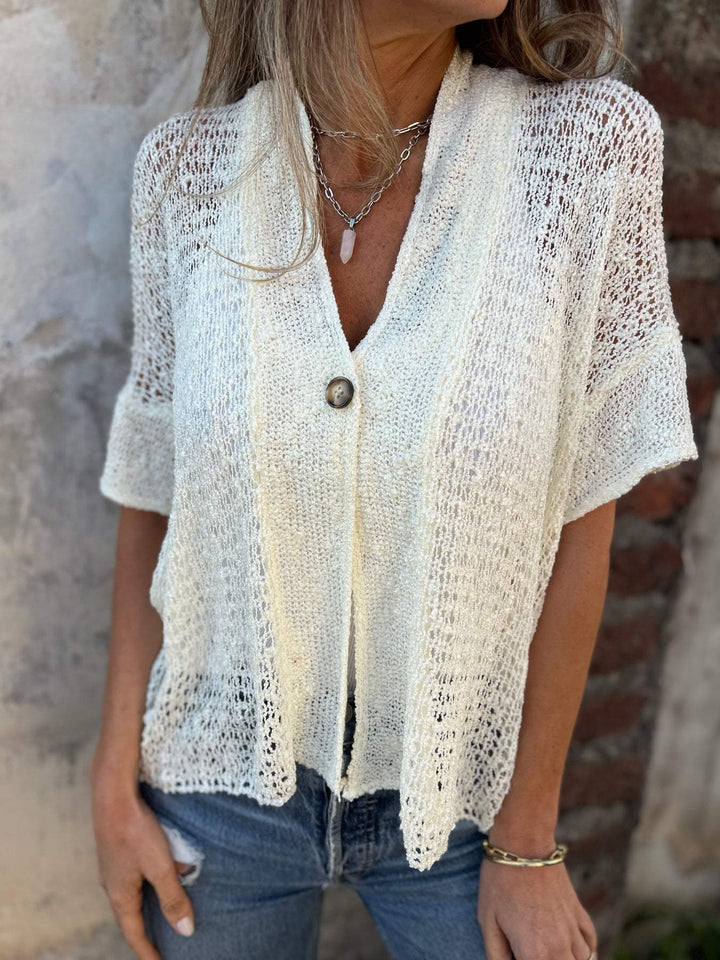 Tori | Elegant Knit Textured Top