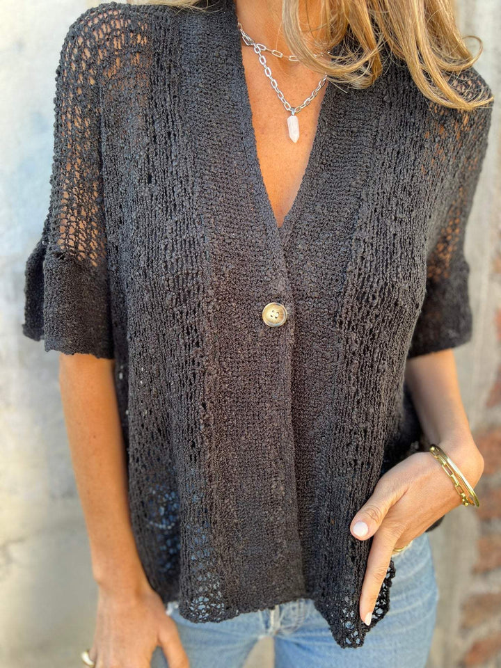 Tori | Elegant Knit Textured Top